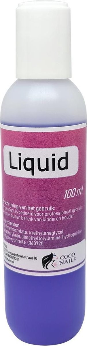 Liquid - acrylvloeistof - acrylnagels - Coconails - 100ML - nagelvloeistof