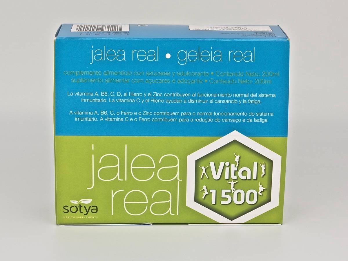 Sotya Jalea Real Vital 1500 10ml Ampollas Vidrio 20u