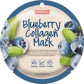 Blueberry Collageenmasker Collageenmasker in de kwab Blueberry 18g