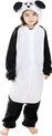 FUNIDELIA Panda Onesie voor kinderen- Panda Kostuum - Maat: 122 - 134 cm