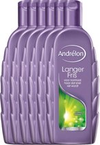 Andrelon Shampoo Langer Fris - Voordeelverpakking 6 x 300 ml