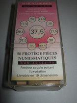 Importa 50 stuks Munthouders om te nieten 37.5mm rond