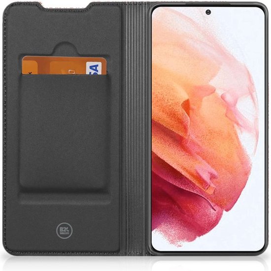 Étui Smartphone Samsung Galaxy S21 Motif Étui Mobile Orange