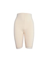 Dames boxershorts 3 pack met langere pijpen tot aan de knie beige M