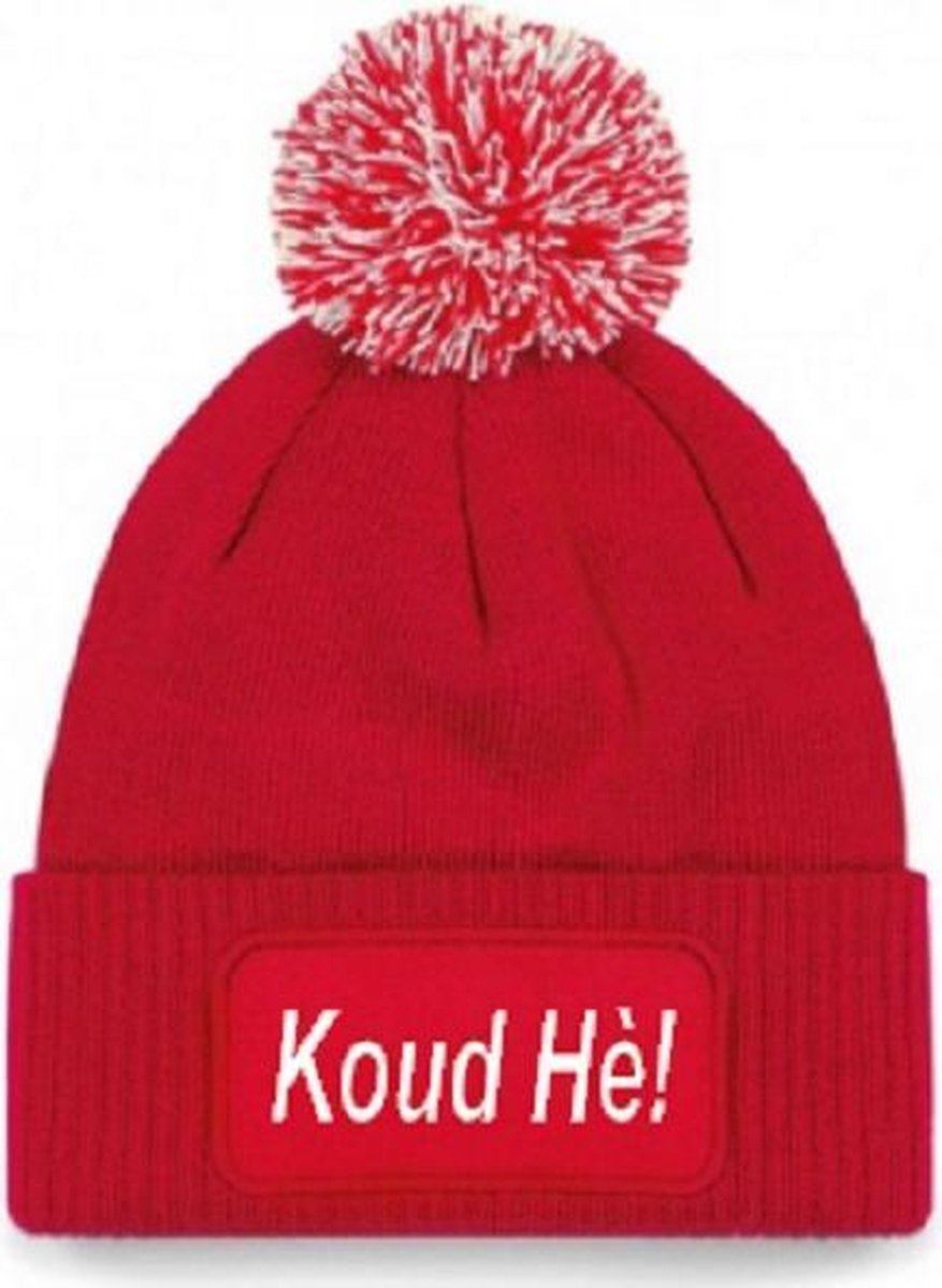Muts met pompon #KOUD HE!