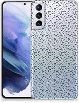 TPU Silicone Hoesje Samsung Galaxy S21 Plus Telefoonhoesje Stripes Dots