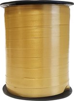 Sierlint / cadeaulint / verpakkingslint / krullint goud 10mm x 250 meter (per spoel)