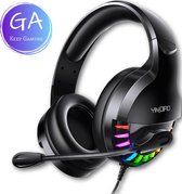 GA Gaming Accessoires Headset - Koptelefoon PC/PS4/Xbox - Met microfoon - RGB - USB - Zwart