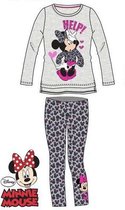 Disney Minnie Mouse - 2-delige set - grijs/roze - maat 110/116 (6 jaar)