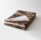 Plaids Cocooning - fleece deken - plaid - Bête Imprimé Sauvage - Superzachte fleece - 200 cm X 150 cm - Manon's Collections
