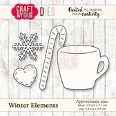 CW034 metal cutting die Winter Elements - 4