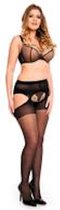 Glamory plaisir ouvert 20 den maat 52/54 (2XL) zwart