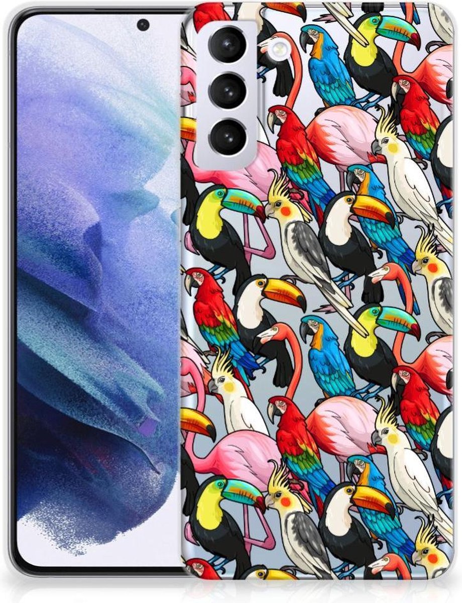Samsung Galaxy S21 Plus TPU Hoesje Birds