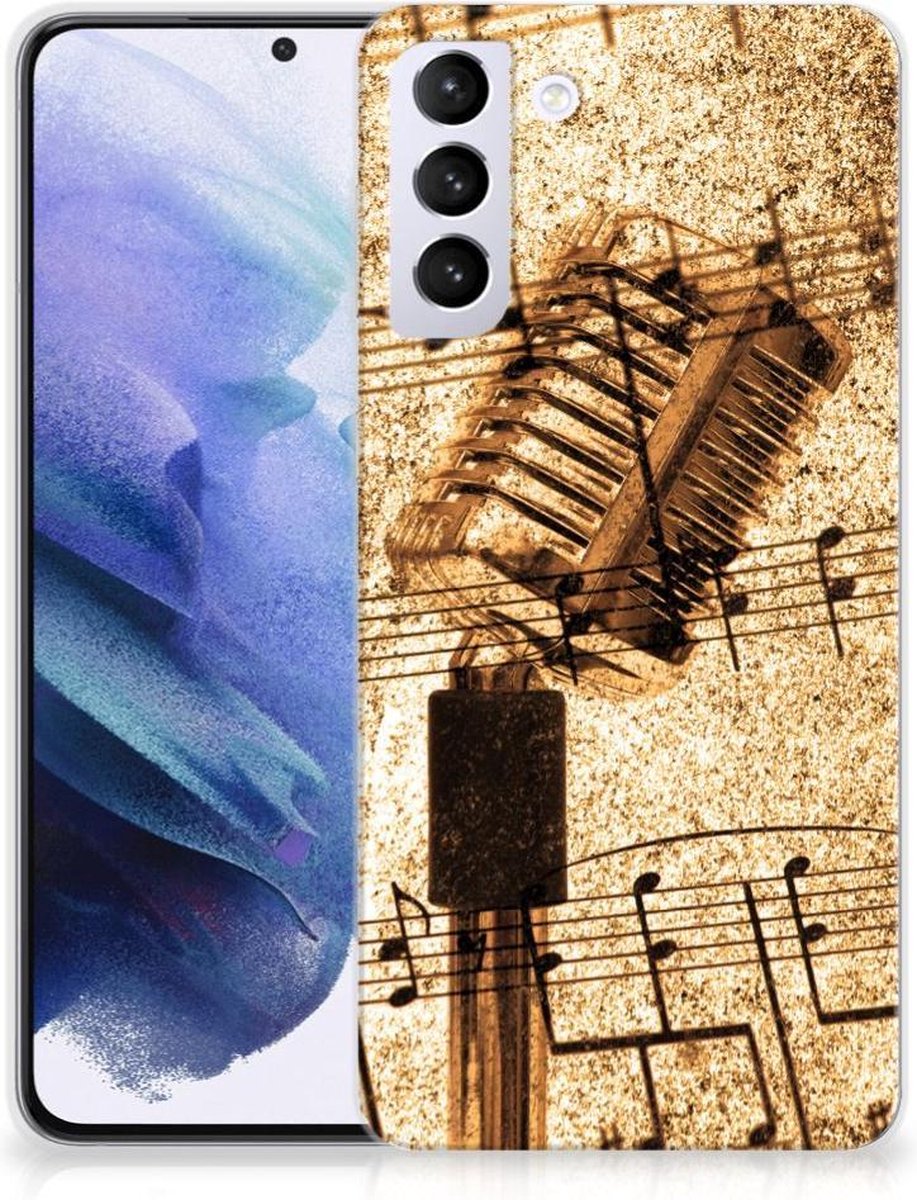 Samsung Galaxy S21 Plus Siliconen Hoesje met foto Bladmuziek