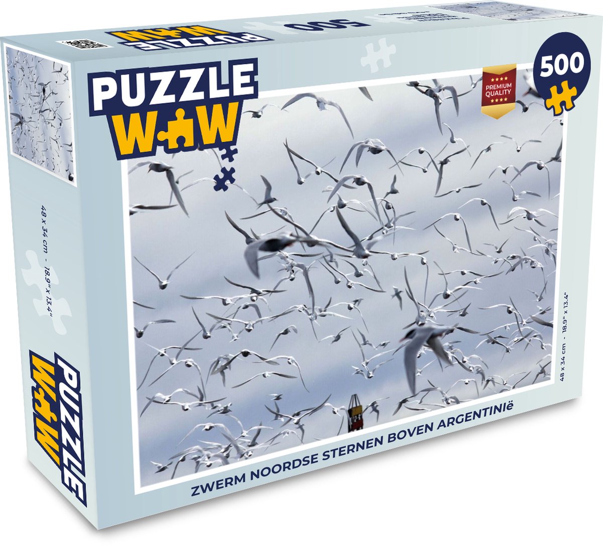 Afbeelding van product Puzzel 500 stukjes Noordse stern - Zwerm Noordse sternen boven Argentinië - PuzzleWow heeft +100000 puzzels