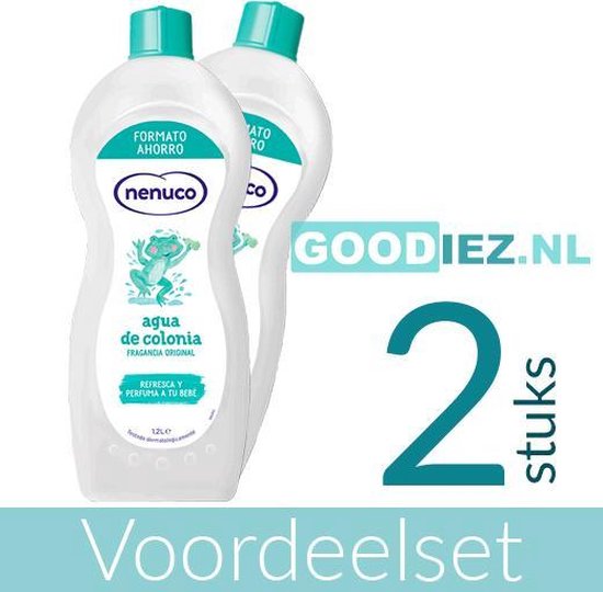 Nenuco Agua de Cologne 2 x 600 ml Voordeelverpakking - Desinfecterende Hand Cologne Alternatief Voor De Uitverkochte Handgels!!
