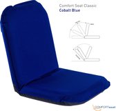 Comfort Seat Regular Cobalt Blue | Verstelbaar Rugkussen met Intern Scharnierframe | 40 Posities | Bekleding vervaardigd uit Sunbrella Solution Dyed Acryldoek |  Galvaniseerd Intern Frame | Anti-slip onderzijde | Verplaatsbaar zitcomfort | Bootstoel