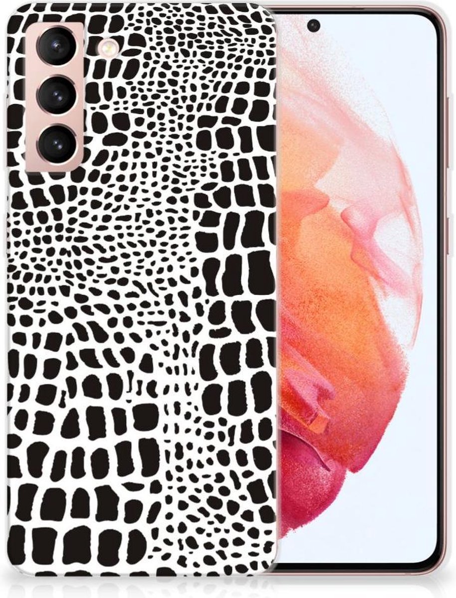 Samsung Galaxy S21 TPU Hoesje Slangenprint
