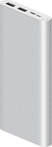 Xiaomi MI Powerbank 3-10000mAh-IPhone -Samsung-Micro-Usb/Usb C-Snel Opladen-Oplader-Zilver