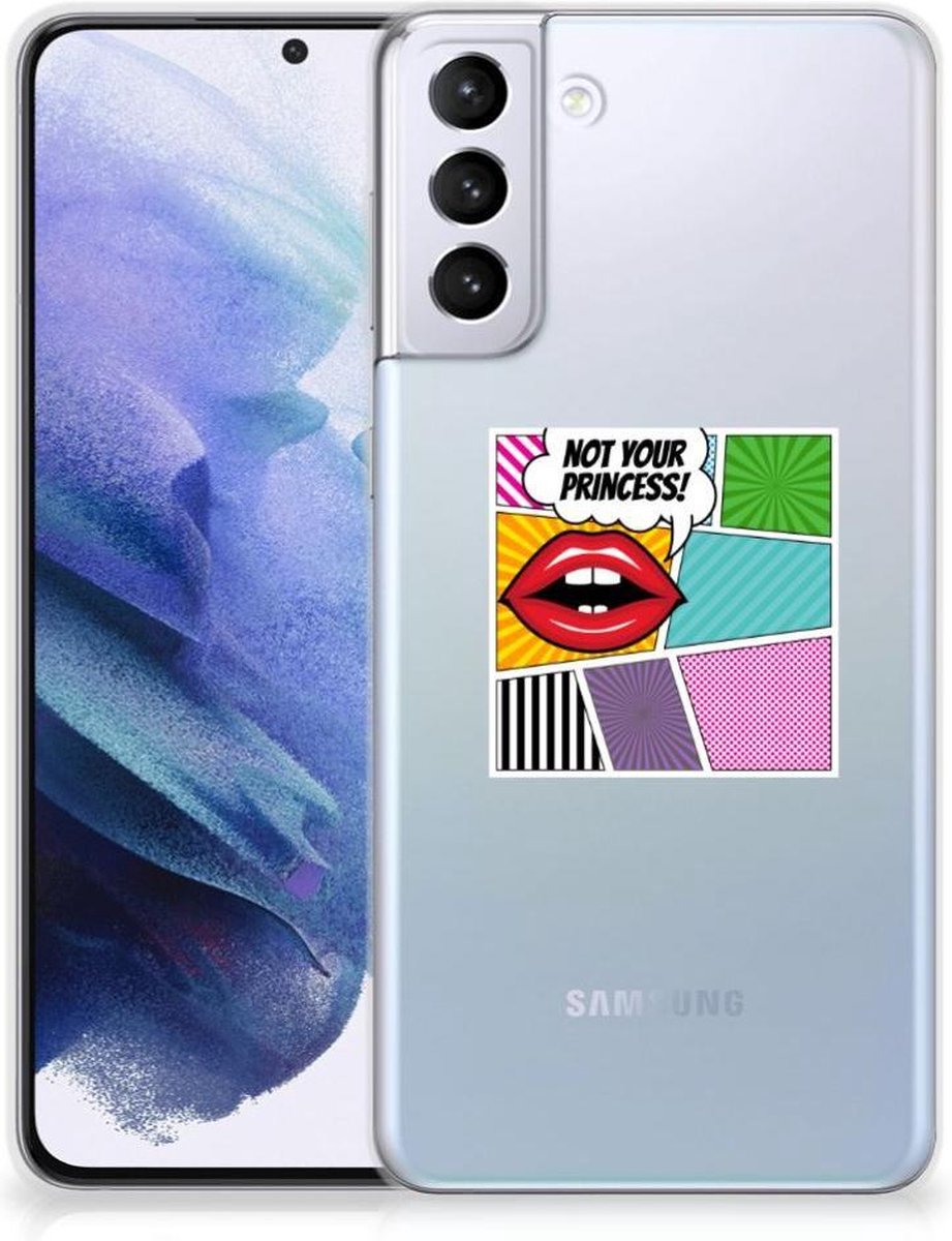 Samsung Galaxy S21 Plus Silicone Back Cover Popart Princess