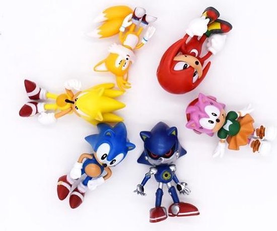 Sonic - Sonic Jouets - Figurines à jouer Sonic Boom - Ensemble de