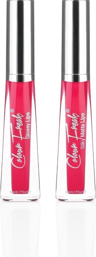 Colour Freak Cosmetics Doll Face Lip Bundel – Lipgloss & Matte Lipstick met SPF & Kersengeur