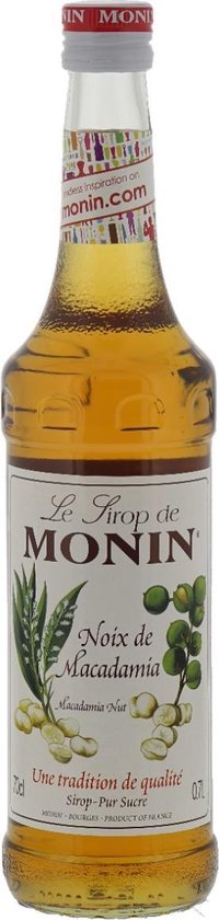 Monin Koffiesiroop: Voor Echt Hemelse Koffiecreaties! 40 Monin Koffiesiroop Macadamia - 75 cl