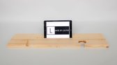 Badplank de luxe  smalle sleuf neutraal 70cm Houten Badplank -  universeel - cadeau - relax - praktisch