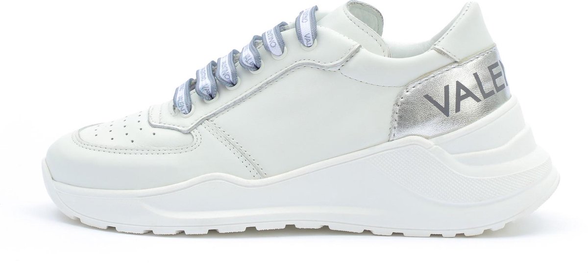 Valentino Shoes Dames Sneakers - Wit/Zilver - Maat bol.com