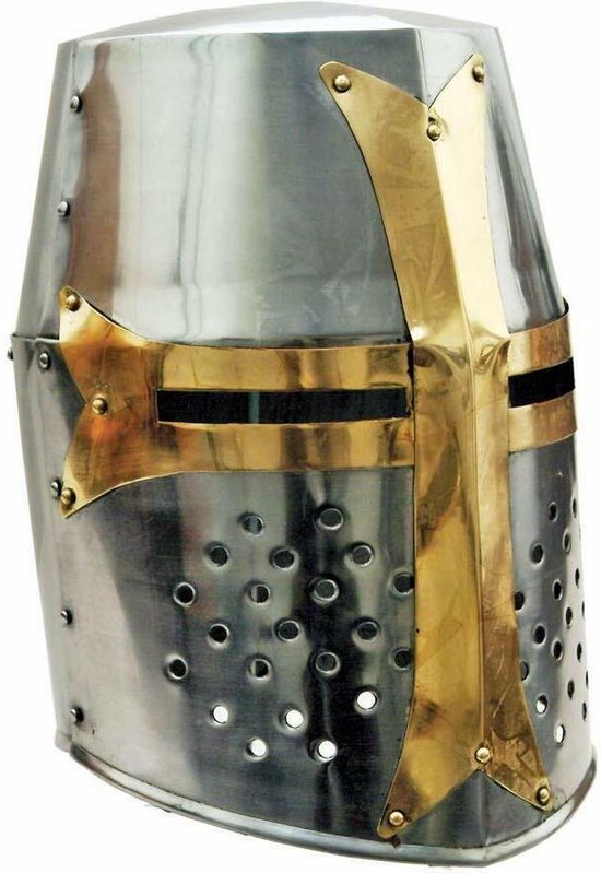 Ridderhelm Middeleeuws  Spartaanse Soldaat Helm - Ijzer - volwassenen - Interieur - Design -Interieur - Vintage -Retro - Industrieel - Landelijk -