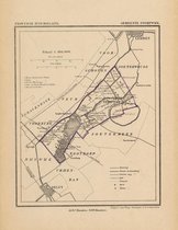 Historische kaart, plattegrond van gemeente Stompwijk in Zuid Holland uit 1867 door Kuyper van Kaartcadeau.com