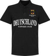 Duitsland Rugby Polo - Zwart  - L