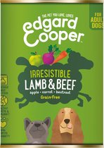 Edgard & Cooper Lam & Rund Blik - Voor volwassen honden - Hondenvoer - 400g
