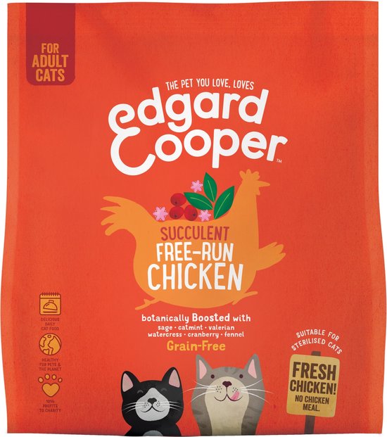 Edgard & Cooper Kattenvoer Verse Kip 1,75 Kg