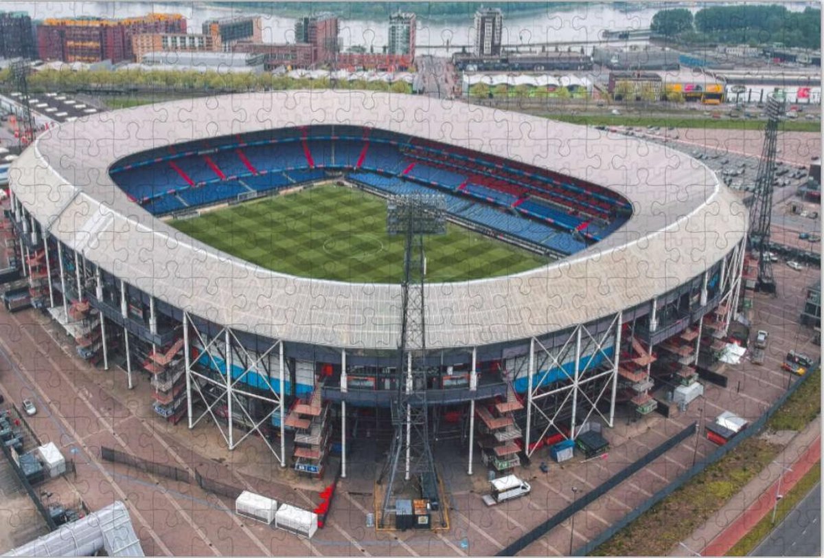 De Kuip Feijenoord | Feyenoord Rotterdam | Voetbalstadion - Puzzel 252  stukjes | bol.com