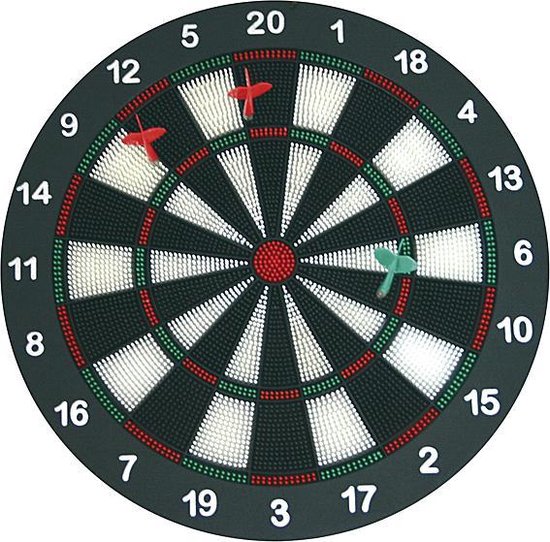 Afbeelding van het spel Dart-set met 6 zachte pijltjes