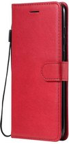 Samsung Galaxy M11 / A11 hoesje - Wallet bookcase - Rood - GSM Hoesje - Telefoonhoesje Geschikt Voor: Samsung Galaxy M11