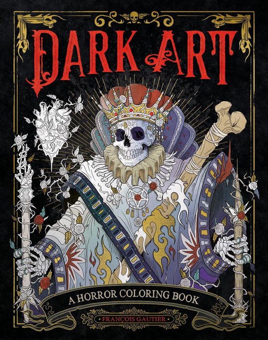 DARK ART COLORING- Dark Art - cover