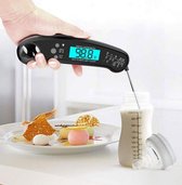 ROHS - Keuken Thermometer - Digitale Thermometer - Vleesthermometer - BBQ Thermometer - Automatisch - Waterdicht - Ingebouwde flesopener - Gratis temperatuurgids