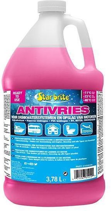 Antivries voor Drinkwatersystemen 3785 ml - Starbrite