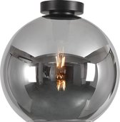 Plafondlamp Marino 30cm Titan - Ø30cm - E27 - IP20 - Dimbaar > plafoniere spiegel smoke glas | plafondlamp spiegel smoke glas | plafondlamp eetkamer spiegel smoke glas | plafondlam