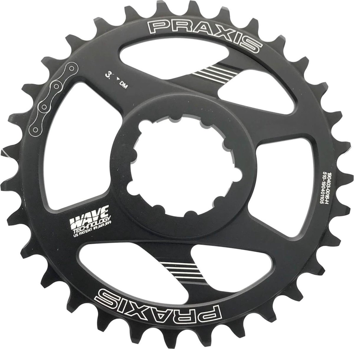 Praxis kettingblad 1x MTB DM-A 32T staal zwart | bol.com