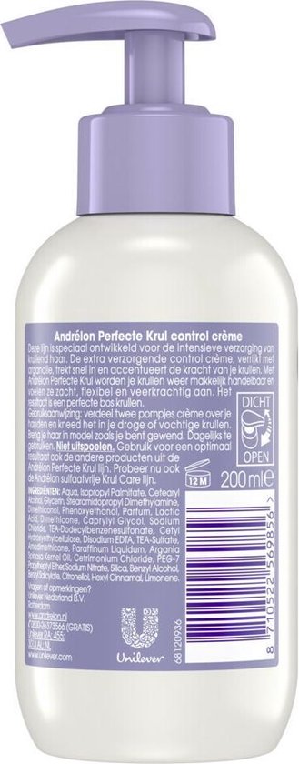 Andrélon Perfecte Krul Voedende Crème 200 ml