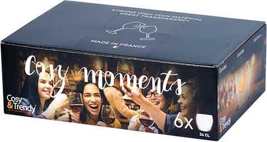 Cosy&Trendy Cosy Moments waterglas - 34 cl - Set-6