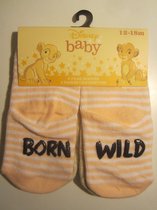 Disney baby Lion King sokken - Roze - Maat 12-18 maanden