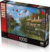 Old River Cottage Puzzel 1000 Stukjes