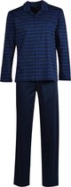 Woody  Heren Pyjama Donkerblauw-Blauw Blauw S