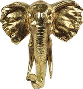 Non-branded Ornament Olifant Domino 20 X 8 Cm Polysteen Goud