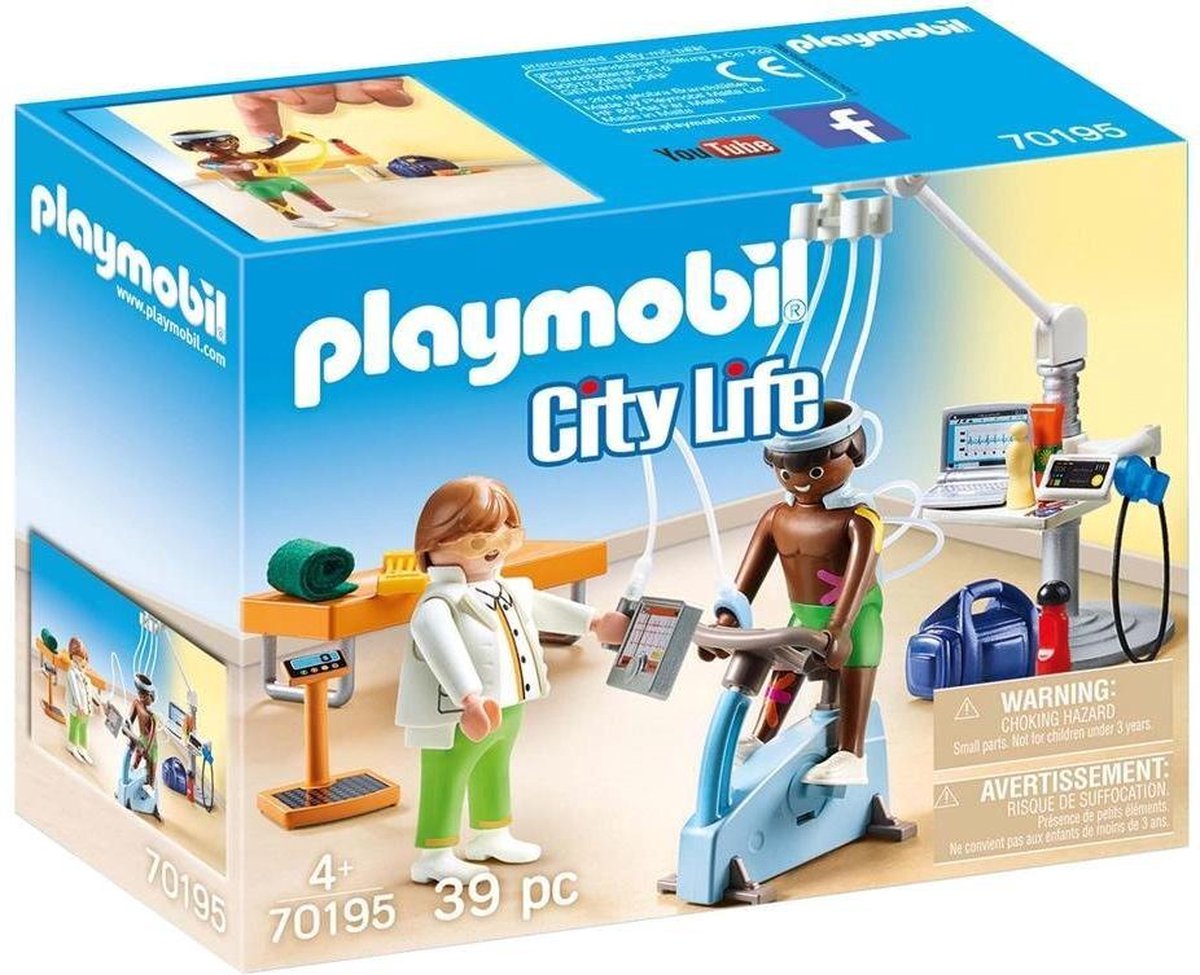 PLAYMOBIL City Life Praktijk fysiotherapeut - 70195
