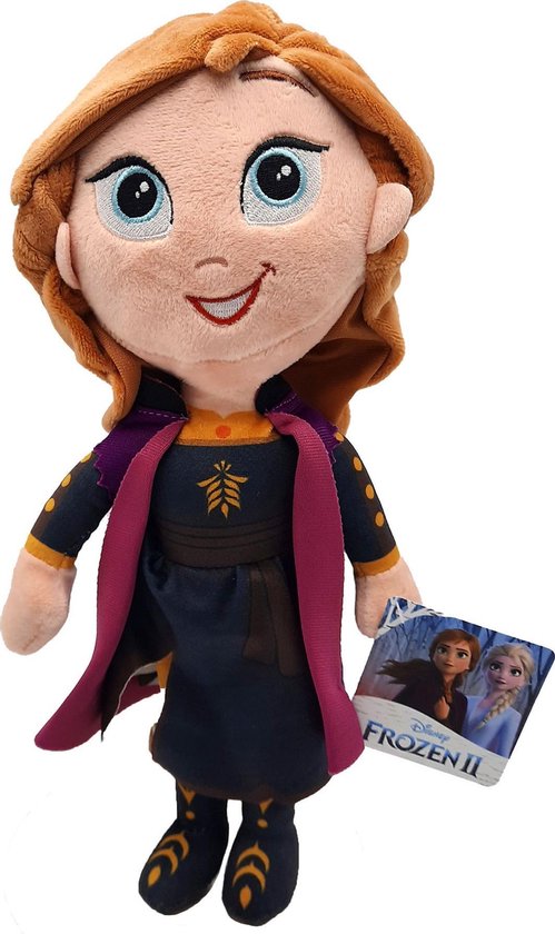 Disney Frozen 2 - Anna - Pluche Knuffel 33 cm | bol.com